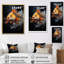 «Fishing Dynamic Dive An», reproduction sur toile-91437260-91437258