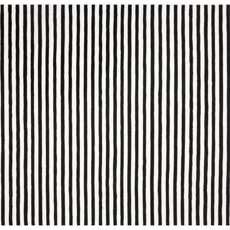 Ensemble de serviettes à rayures 20 po x 20 po KATE SPADE New York, Crème / Noir