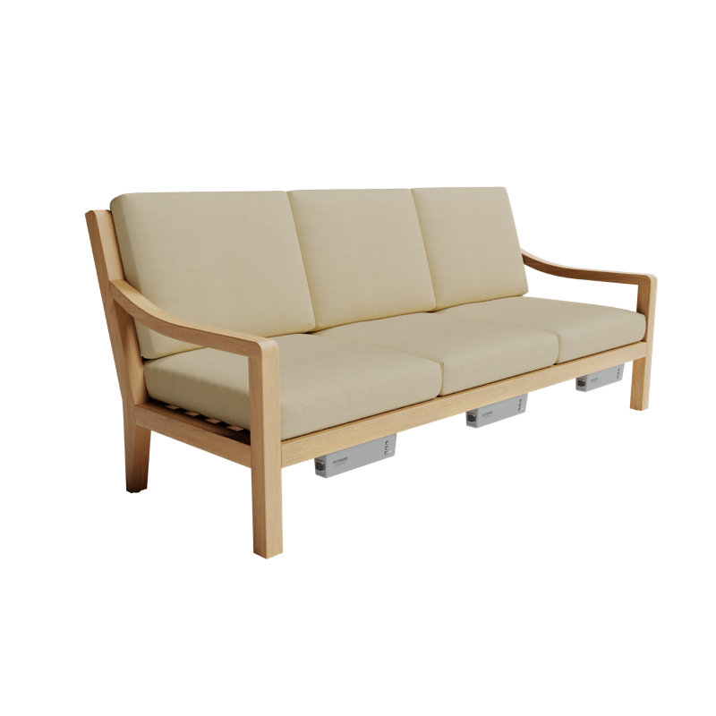 Solerno Heated Sofa, Sand