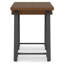 Bureau industriel en bois de noyer massif et en métal Sawhorse-861693161