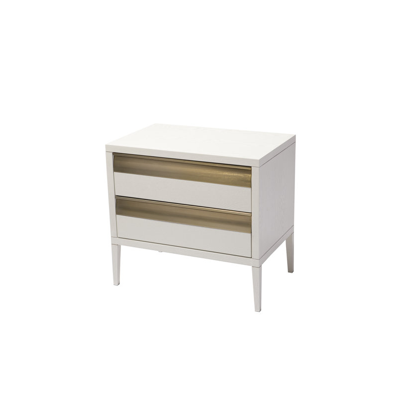 Mads 70cm W Manufactured Wood Bedside Table