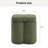16.9"W Storage Upholstered Chenille Ottoman-578713382