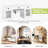 67" Modern Executive Desk,Computer Desk with 2 Glass Doors Storage Cabinet and 3 Drawers, Rectangle Home Office Desk  ,Reading Desk,Writing Table,Workstation for Home Office,Living Room,Study,White