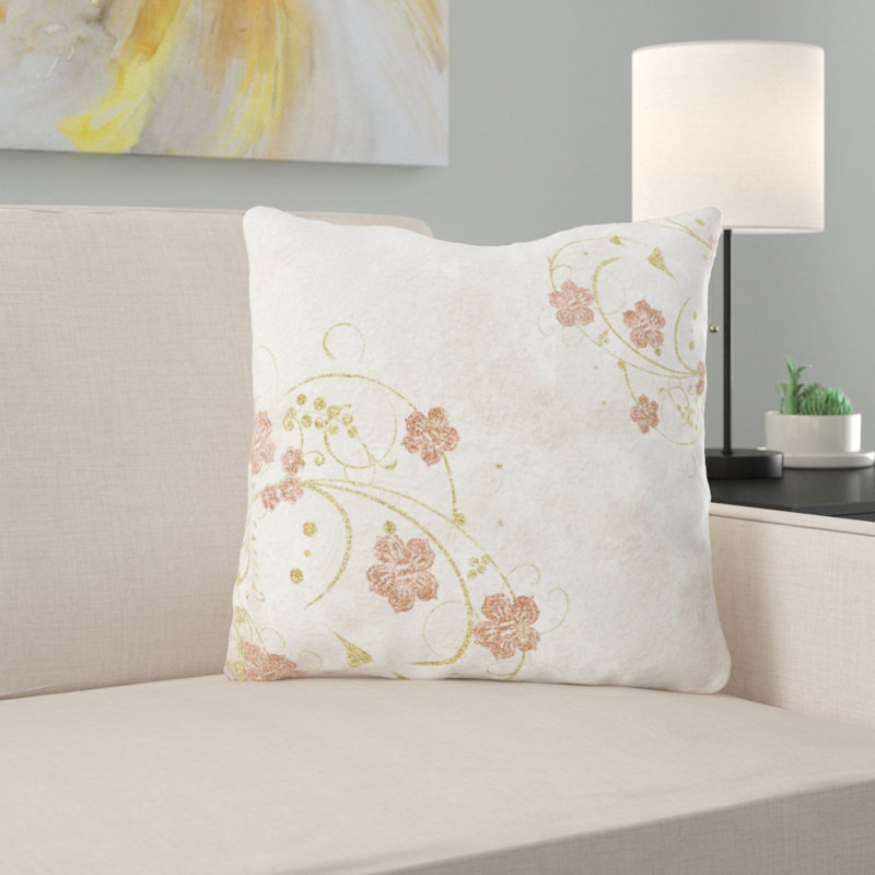 Housse et insert de coussin extérieur carré Lisson, Microsuède, Intérieur