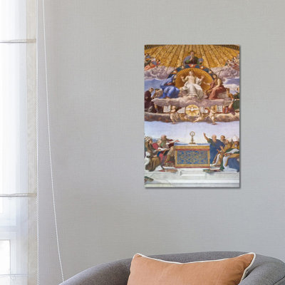 Detail of the Disputation of the Holy Sacrament, c.1509-10 by Raphael - 1 Piece Wrapped Canvas Wall Art