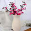 8 pièces de fleurs de prunier artificielles avec une véritable touche de fleur de cerisier artificielle pour une courte tige de table-1459550318