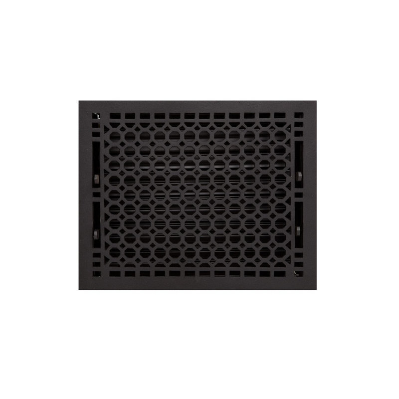Cast Iron Floor Register, 3" H x 13.13" W x 15.38" L