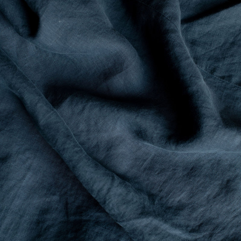 100% French Linen Sheet Set, Baltic, Twin Sheet Set with 1 Pillowcase