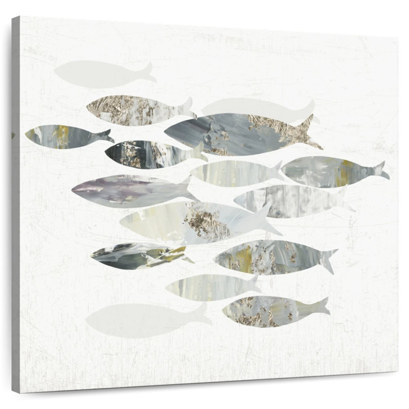 Brampt Gone Fishing II, 16" H x 16" W