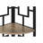 Bookshelf, Bookcase, Etagere, Corner, 4 Tier, 62"H, Office, Bedroom, Laminate, Metal, Contemporary, Modern-1723822480