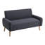 2 Seater Upholstered Sofa Corduroy Loveseat Sofa-1752725492