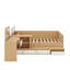 Full Platform Bed With Drawers, Shelves And Dressing Table-1787746015