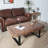 Rustic Industrial Wood Coffee Table