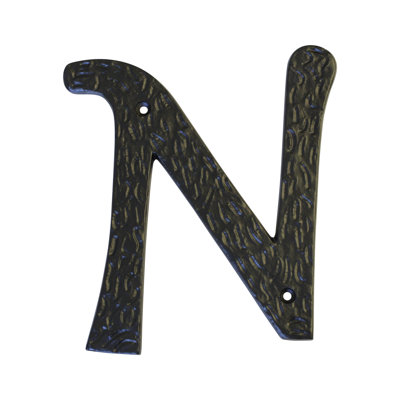 6'' H Metal House Letter