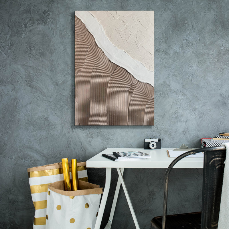  «Neutral Ocean» par Sarah Adams, art mural sur toile, 18 po x 26 po