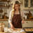 Waterproof Oil Resistant Unisex Apron With Pockets, PVC Kitchen Apron For Cooking And Dining, 27.6x26.8in Coffee-1458726647