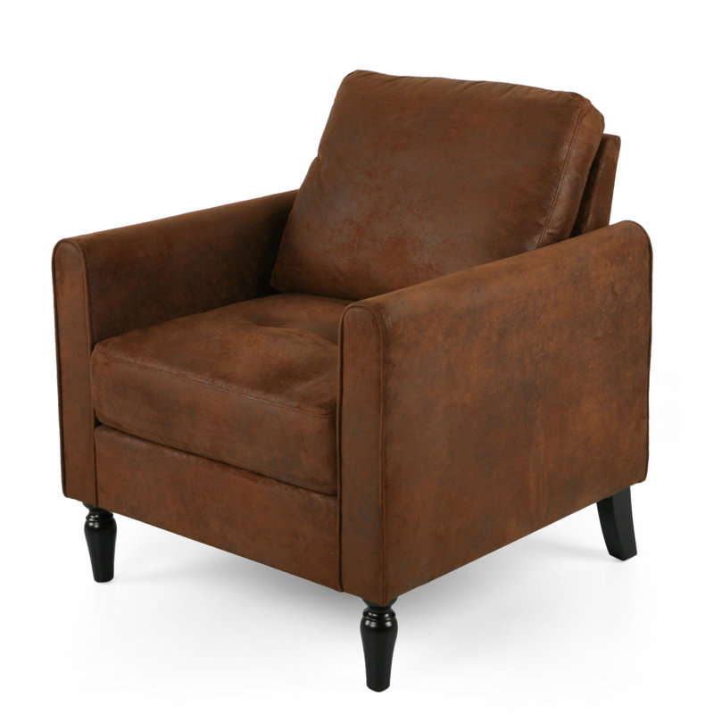 Grenkie Upholstered Armchair, Brown