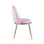 46cm H Velvet Upholstered Side Chair-1596015469