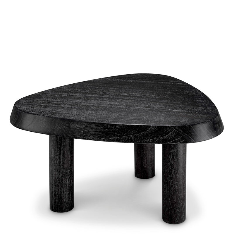 Briel Solid Wood Coffee Table, Gray, 13.78" H x 29" L x 23" W