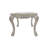 Bone White Finish End Table