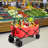 Heavy-duty Collapsible Utility Park Garden Cart With All-terrain Wheels And Telescoping Handle-108936182