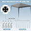 3 X 3m Patio Pop Up Gazebo, Outdoor Party Wedding Tent Canopy-1469645532