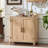 Sideboard Buffet Cabinet With Storage, 31.5" Arc-Shaped Credenza With 2 Doors & Adjustable Shelves, Mid Century Modern Coffee Bar Cabinet For Kitchen, Living Room, Entryway-54099599-64397794