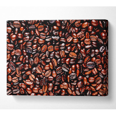 Just Coffee Beans - Wrapped Canvas Print