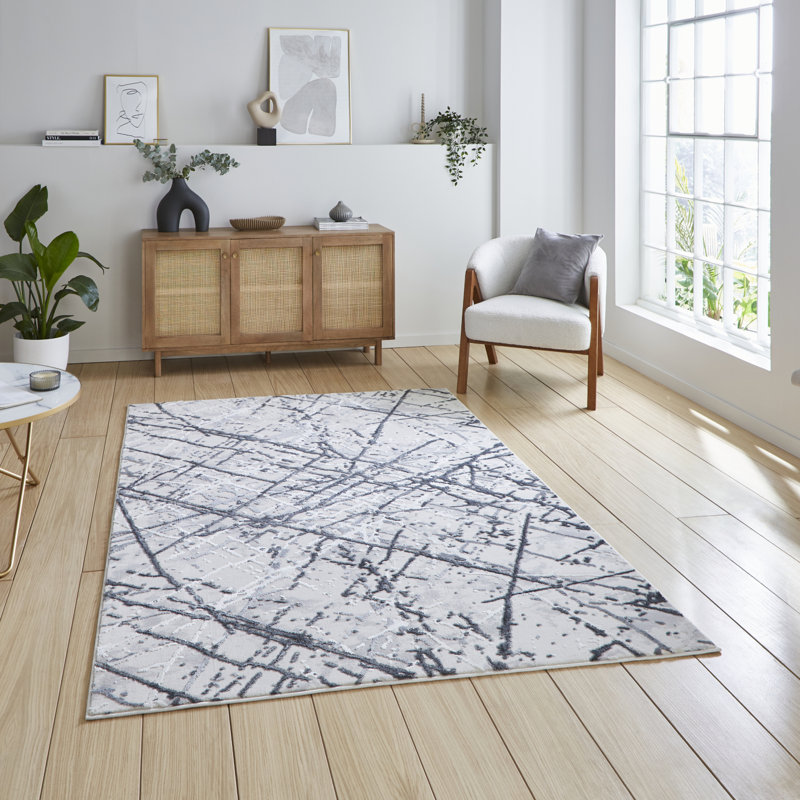 Artemis Artemis area rug Machine Woven Rectangle Silver, Rectangle 120 x 170cm