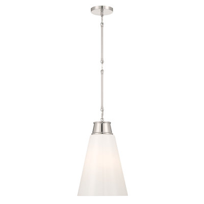 Luminaire suspendu à 1 lumière de 11,25 po Bellaryn