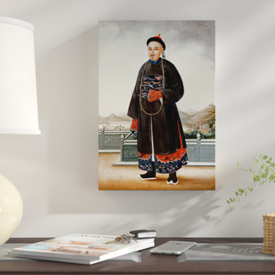 An Elegantly Dressed Chinese Hong Merchant Print on Canvas