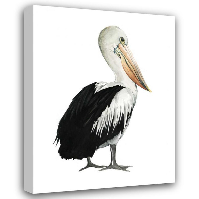 Art sur toile tendue Red Barrel Studio® Popp, Grace, Sea Bird IV 154391F, H 47 po x l 36 po
