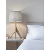 Boelter Solid Wood Tripod Lamp