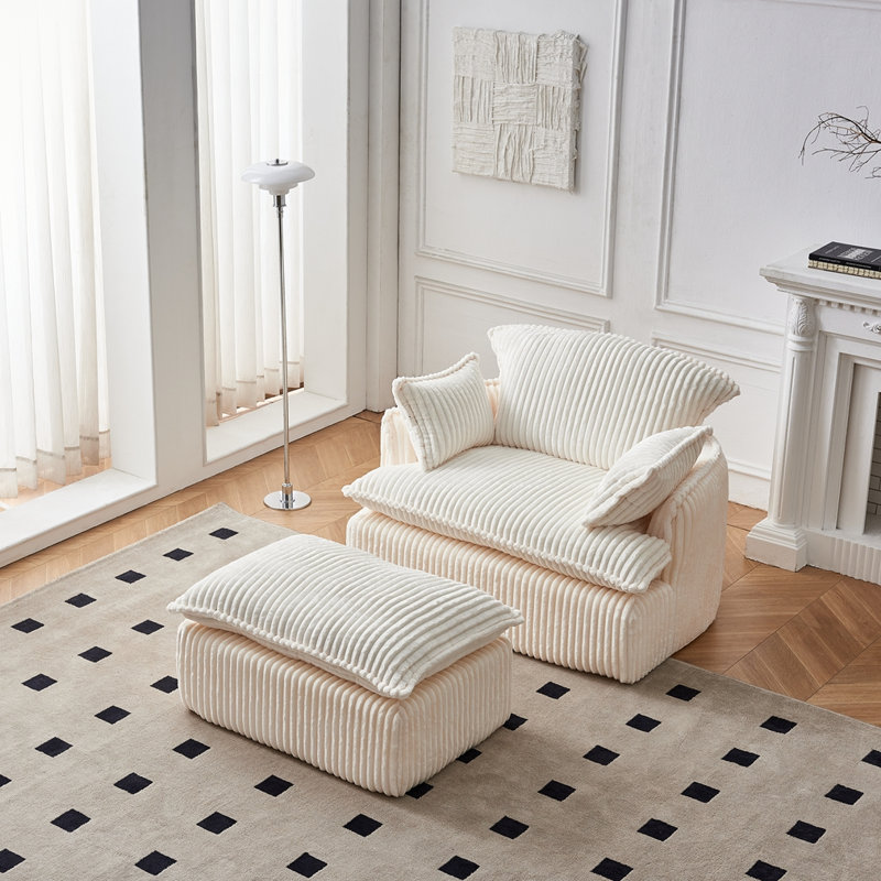 Fauteuil convertible convertible avec repose-pieds