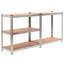90cm W Manufactured Wood Shelving Unit