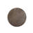36" Brown Solid Wood Round Cross Legs Coffee Table