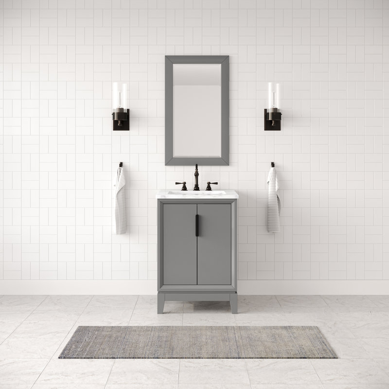 24" Single Bathroom Vanity Set, Cashmere Gray