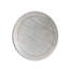 Table de bout ronde transitionnelle, table d'appoint de salon en bois, gris