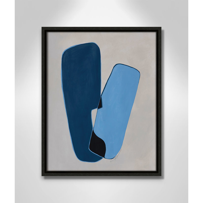 In Unity II by Filippo Ioco For Casa Fine Arts, 15.5" H x 12.5" W x 2" D, Espresso Framed