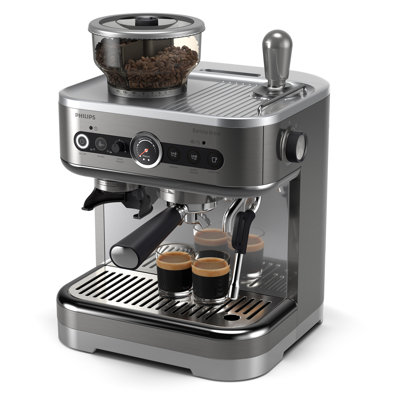 Machine à espresso semi-automatique avec mousseur Philips Barista Brew
