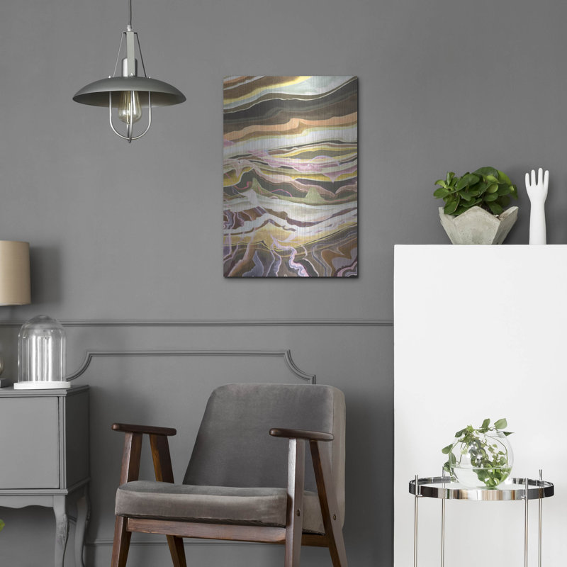 «Warm Minerals I» par Grace Popp, H 24 po x l 16 po
