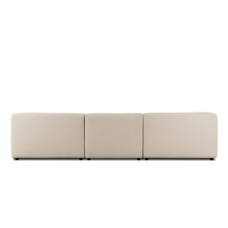 Lawndale Sectional, Fayette Cloud Polyester Blend, Left Hand Facing