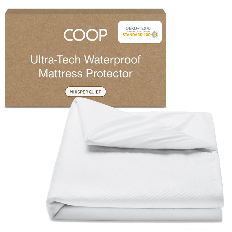 Coop Home Goods Ultra-Tech Waterproof Mattress Protector Cal King, Machine Washable, California King