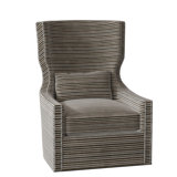 Corbin Swivel Slipcovered Wingback Chair