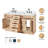 Tidworth Solid Wood Double Bathroom Vanity with 1.5'' White Quartz Top-940473683-964625593