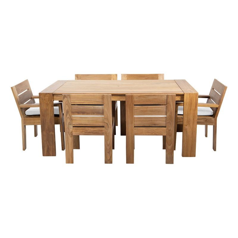 Pacific 7 - Piece Dining Set, White