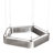 - Light Sparkle Silver LED Geometric Pendant