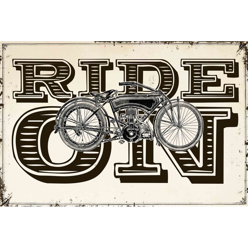 Ride On - Wrapped Canvas Print, 61 cm H x 91 cm W x 4cm D