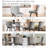Heitger Leather Upholstered Side Chairs Modern Dining Chairs with Metal Legs, Dining Room Chair-1869799283
