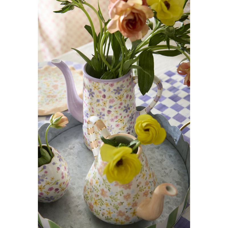 Posie Patch Ceramic Dessert Plates